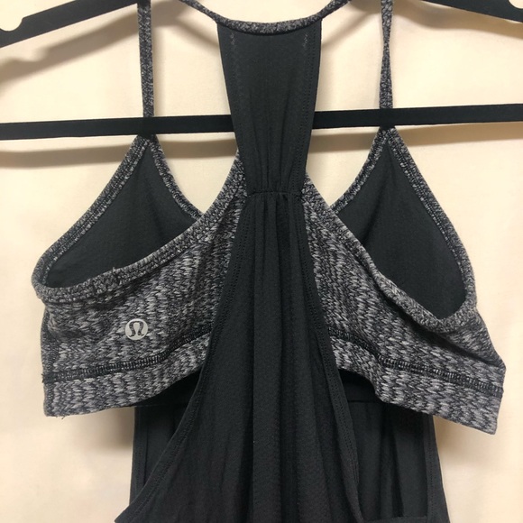 Lululemon No Limits Tank Deep Coal/Ziggy Wee Greys - Picture 8 of 9